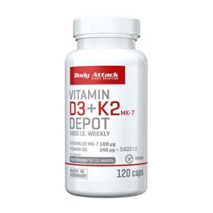 Body Attack Vitamin D3 + K2 Depot