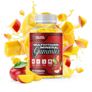 Red Bee Supplies – Multivitamin & Mineral Gummies, vaisių skonio, 60 guminukų