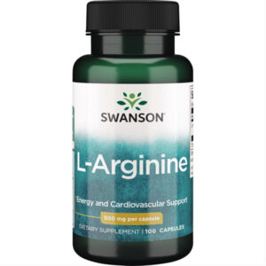 0049485 swanson l argininas 500 mg 100 kapsuliu 600